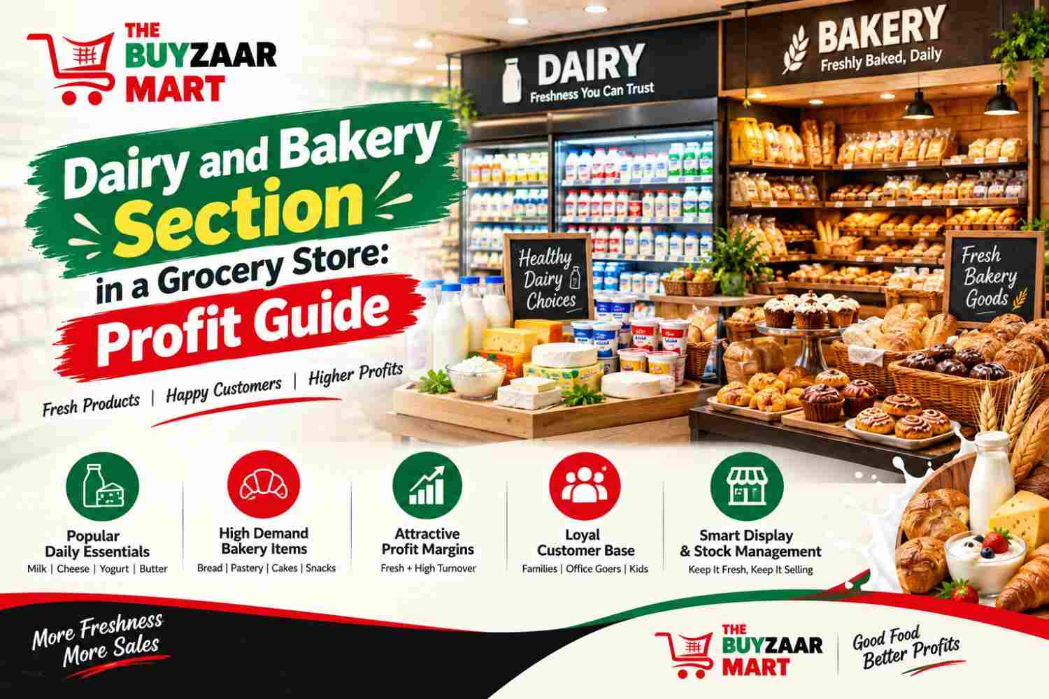 Dairy & Bakery Section in a Grocery Store: Profit Guide